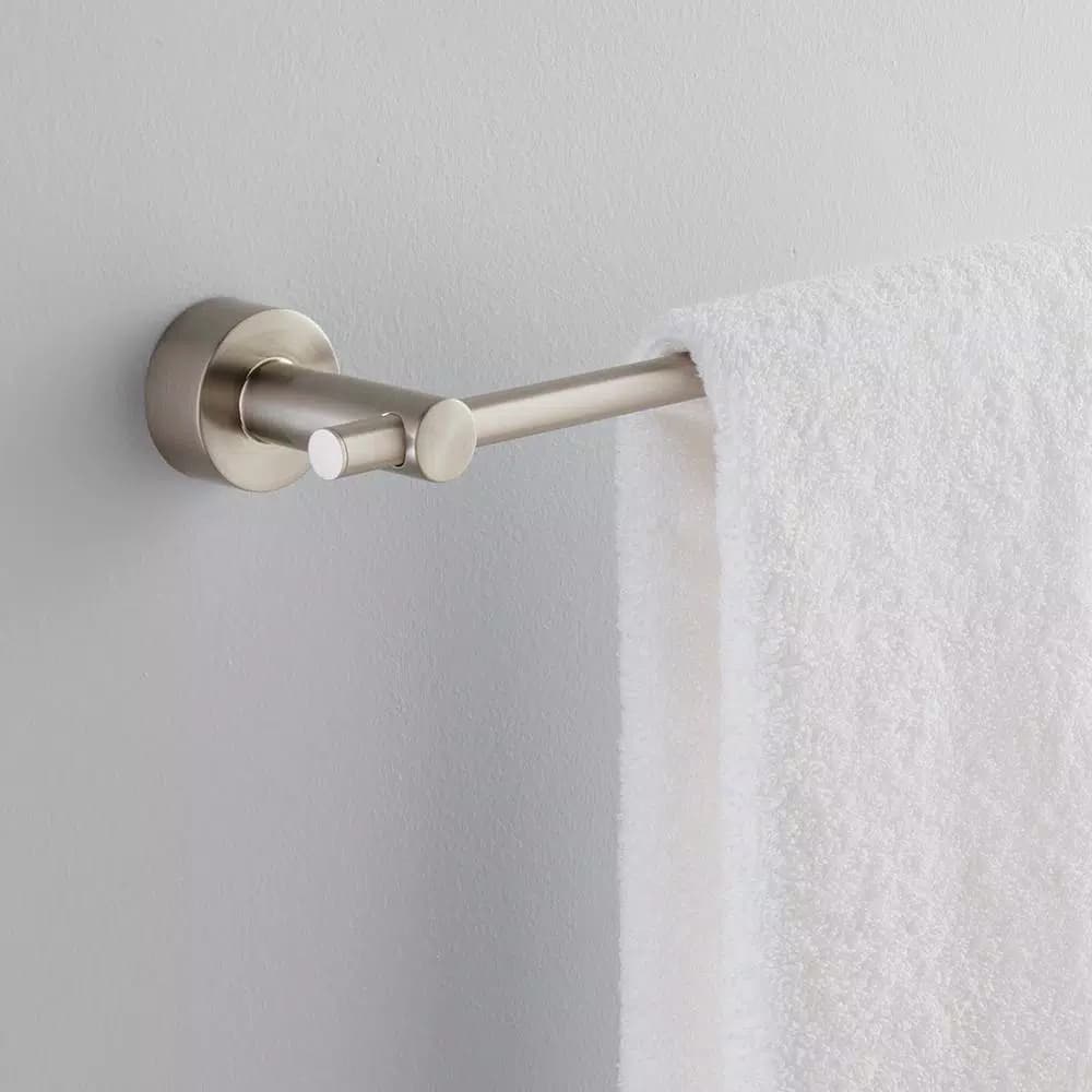 Glacier Bay Innburg 24 in. Towel Bar, Brushed Nickel, Solid Brass