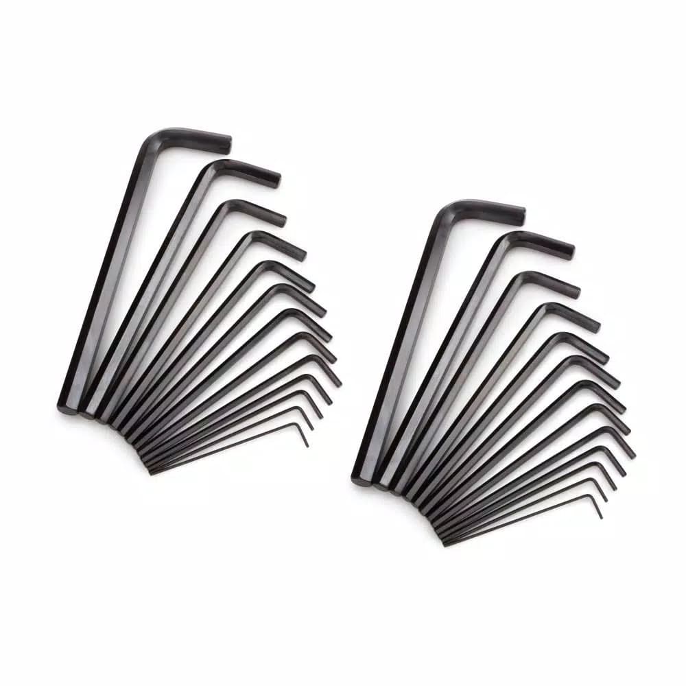 TEKTON 26-Piece Long Arm Hex Key Wrench Set, Inch and Metric