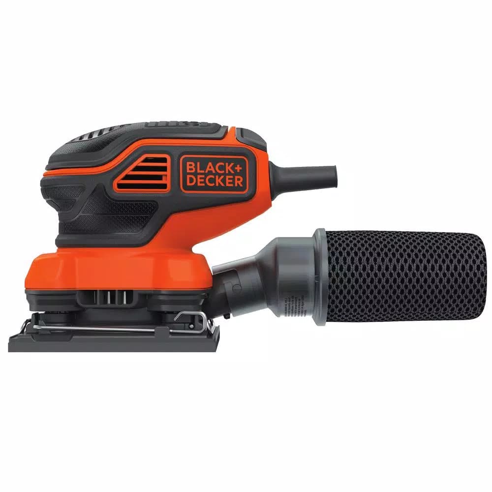 BLACK+DECKER BDEQS300 1/4 Sheet Orbital Sander, 2 Amp, Corded