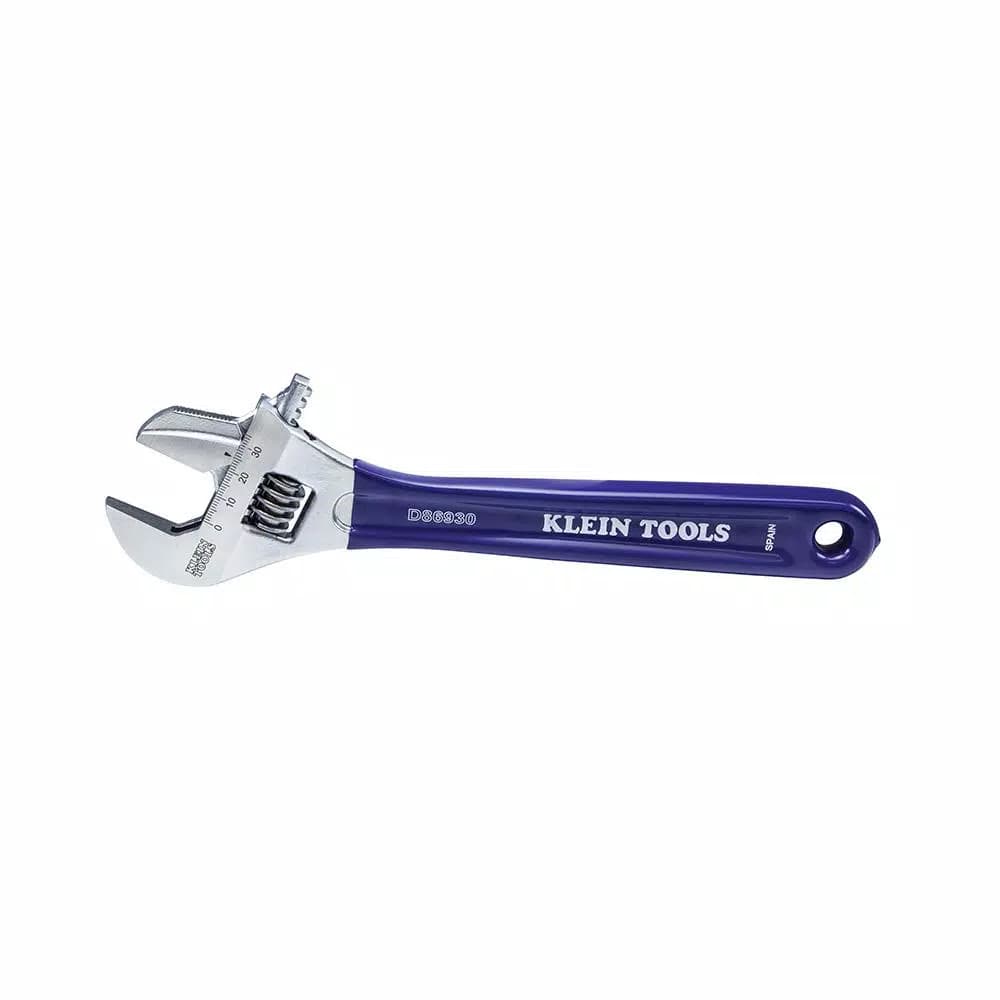 Klein Tools 10 in. Reversible Jaw 2-in-1 Adjustable and Pipe Wrench