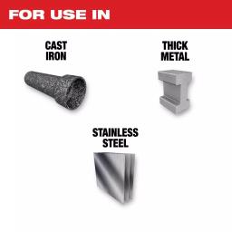 Milwaukee 12 in. Torch Nitrus Carbide 7 TPI Reciprocating Saw Blades, 5-Pack thumbnail 2