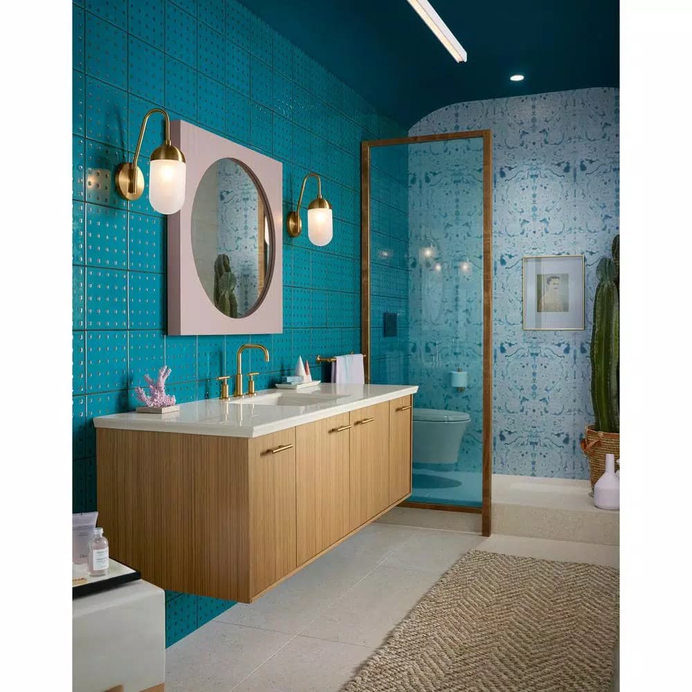 KOHLER Purist 24 in. Single Towel Bar in Vibrant Moderne Brushed Gold