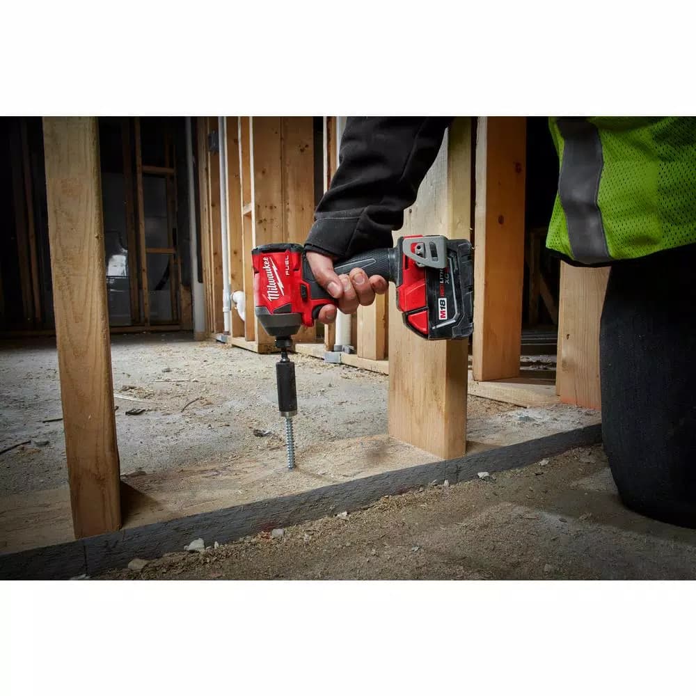 Milwaukee M18 FUEL 1/4 in. Hex Impact Driver Kit with (2) 2.0Ah Batteries, Charger, and Hard Case