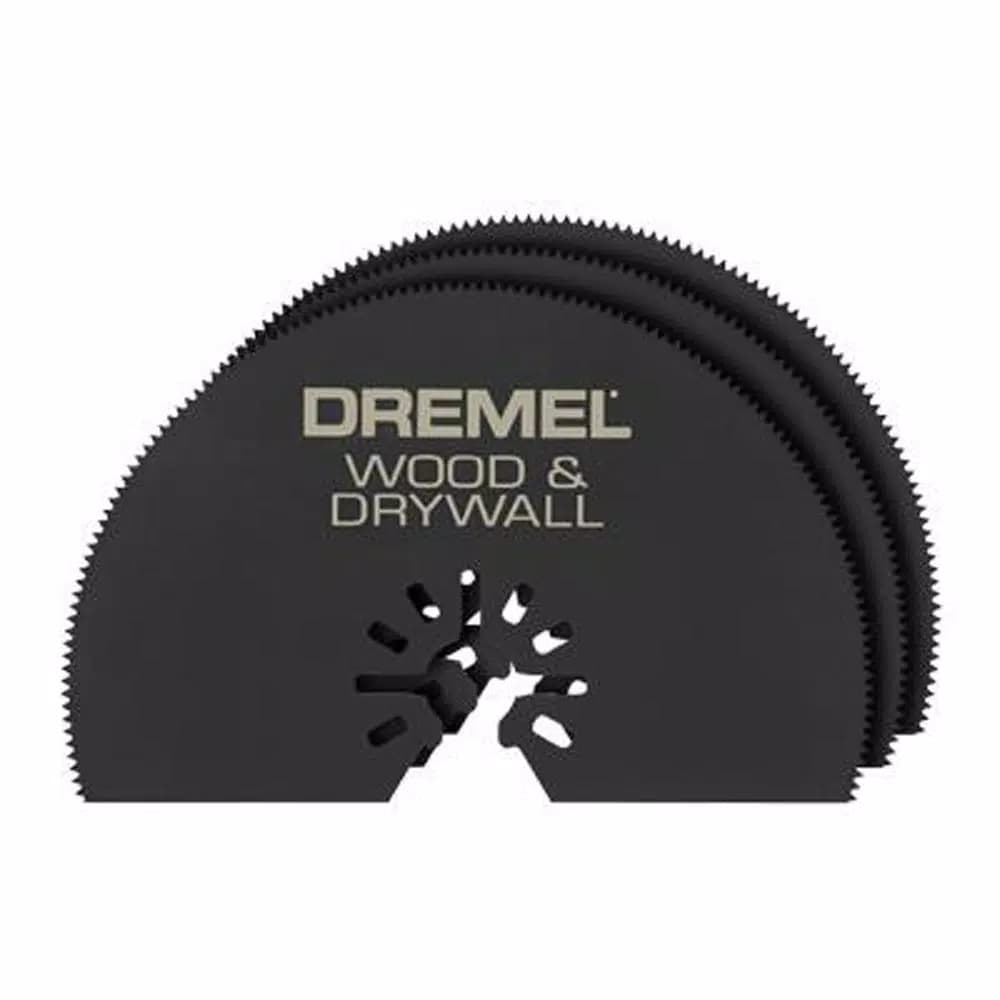 Dremel Multi-Max 3 in. Universal Wood and Drywall Oscillating Saw Blades, 3-Pack