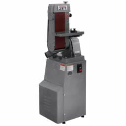 JET J-4300A 1.5 HP 6 in. x 48 in. Industrial Horizontal/Vertical Belt Sander with Closed Stand thumbnail 3