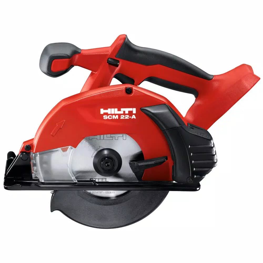 Hilti 22V Cordless Metal Cutting Circular Saw Kit with Two 8.0 Ah Batteries, Charger, and Bag
