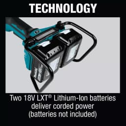 Makita 9 in. 36V X2 LXT Brushless Cordless Angle Grinder with AWS & Electric Brake thumbnail 8