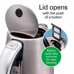 Hamilton Beach Professional 1.7L Stainless Steel Digital Electric Tea Kettle thumbnail 6