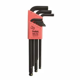 Bondhus Metric ProHold Ball End L-Wrench Set with ProGuard Finish, 9-Piece thumbnail 1
