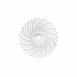Dedeco Sunburst 120-Grit Radial Discs, 7/8 in. x 1/16 in. Rotary Cleaning and Polishing Tool (12-Pack) thumbnail 1