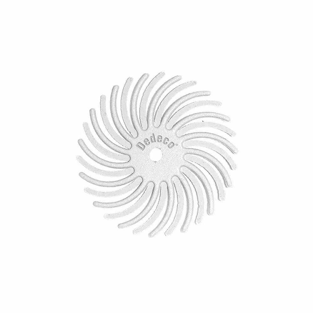 Dedeco Sunburst 120-Grit Radial Discs, 7/8 in. x 1/16 in. Rotary Cleaning and Polishing Tool (12-Pack)
