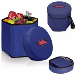 Picnic Time Ole Miss Rebels Navy Bongo 12 Qt. Collapsible Soft-Side Cooler thumbnail 2