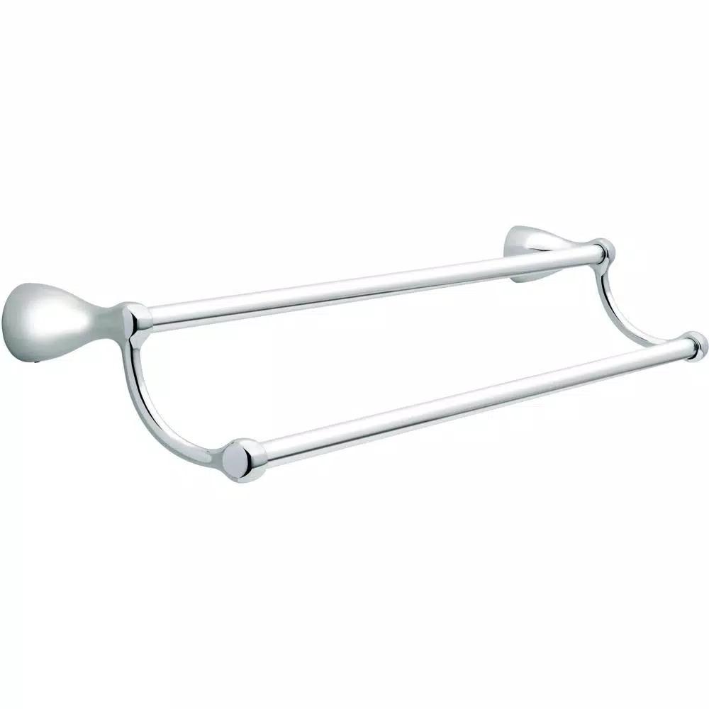Delta Foundations 24 in. Double Towel Bar, Polished Chrome