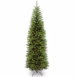 National Tree Company 10 ft. Kingswood Fir Pencil Artificial Christmas Tree, Slim Profile, 1715 Tips thumbnail 1