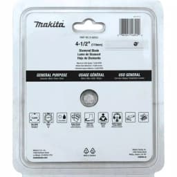 Makita 4.5 in. Segmented Rim Diamond Blade for Concrete, Brick, and Block thumbnail 3