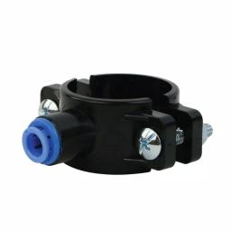 APEC Water Systems 3/8 in. Quick-Connect Drain Saddle Clamp for RO Systems, Fits 1-1/4 in. to 1-1/2 in. Drain Pipes thumbnail 1