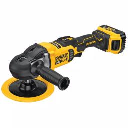 DEWALT 20V MAX XR Cordless Brushless 7 in. Variable Speed Rotary Polisher Kit with (2) 5.0 Ah Batteries & Charger thumbnail 4