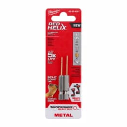 Milwaukee SHOCKWAVE 1/16 in. Titanium Twist Drill Bit with 1/4 in. Hex Shank thumbnail 1