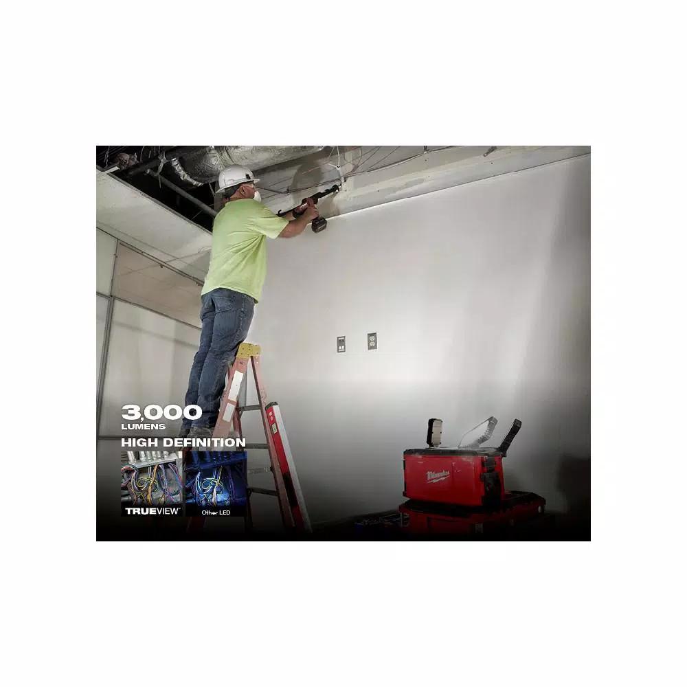 Milwaukee M18 PACKOUT 3000 Lumens LED Light with Built-In Charger