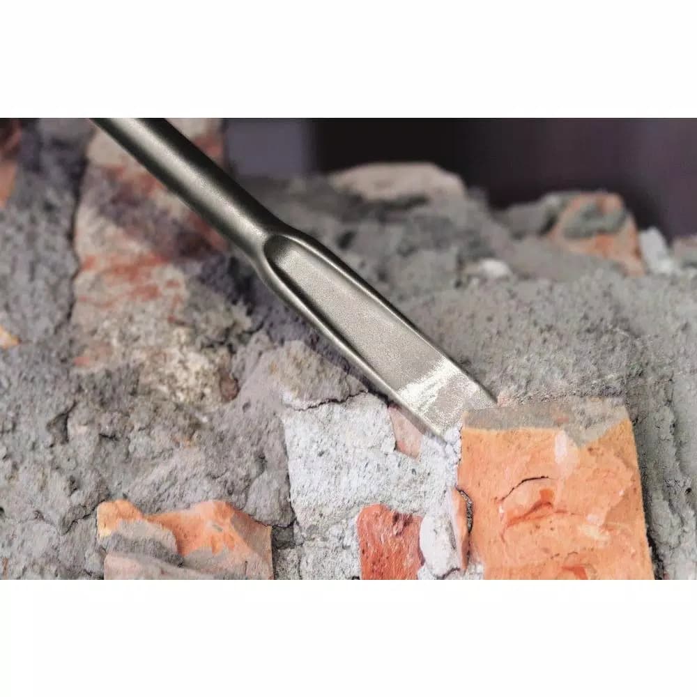 Hilti TE-YP FM 50 19 in. Self-Sharpening Flat Chisel, SDS Max Shank, 1 in. Wide Blade