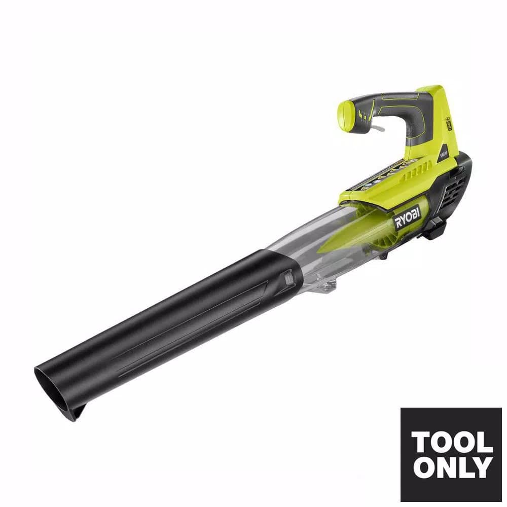 RYOBI ONE+ 18V Cordless Lithium-Ion Jet Fan Leaf Blower, 100 MPH, 280 CFM (Tool Only)