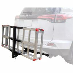 Detail K2 500 lb. Capacity Aluminum Hitch Cargo Carrier for 2 in. Receiver, Folding Design thumbnail 2