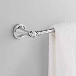 Delta Silverton 24 in. Polished Chrome Towel Bar, Modern Wall Mounted Design thumbnail 2