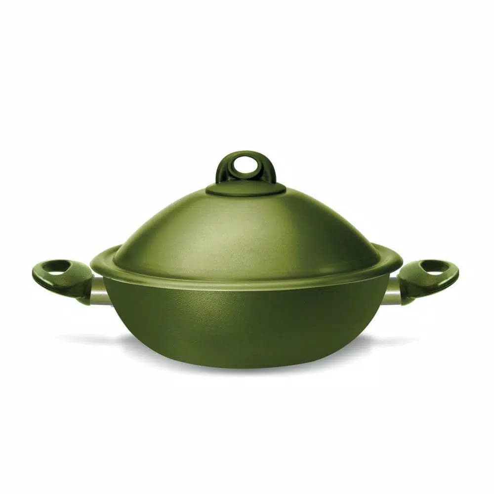 Pensofal Terre di Siena VapSi 4-Piece Wok and Steamer Set with Bioceramix Non-Stick Coating