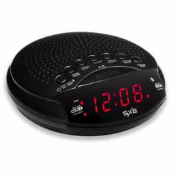 SXE Bluetooth Speaker Alarm Clock Radio with LED Digital Display and AM/FM Radio thumbnail 2