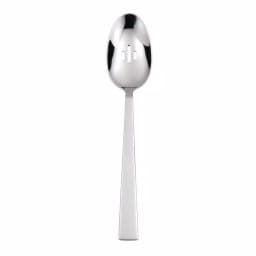 Oneida Fulcrum 18/10 Stainless Steel Pierced Banquet Spoons, Set of 12 thumbnail 1