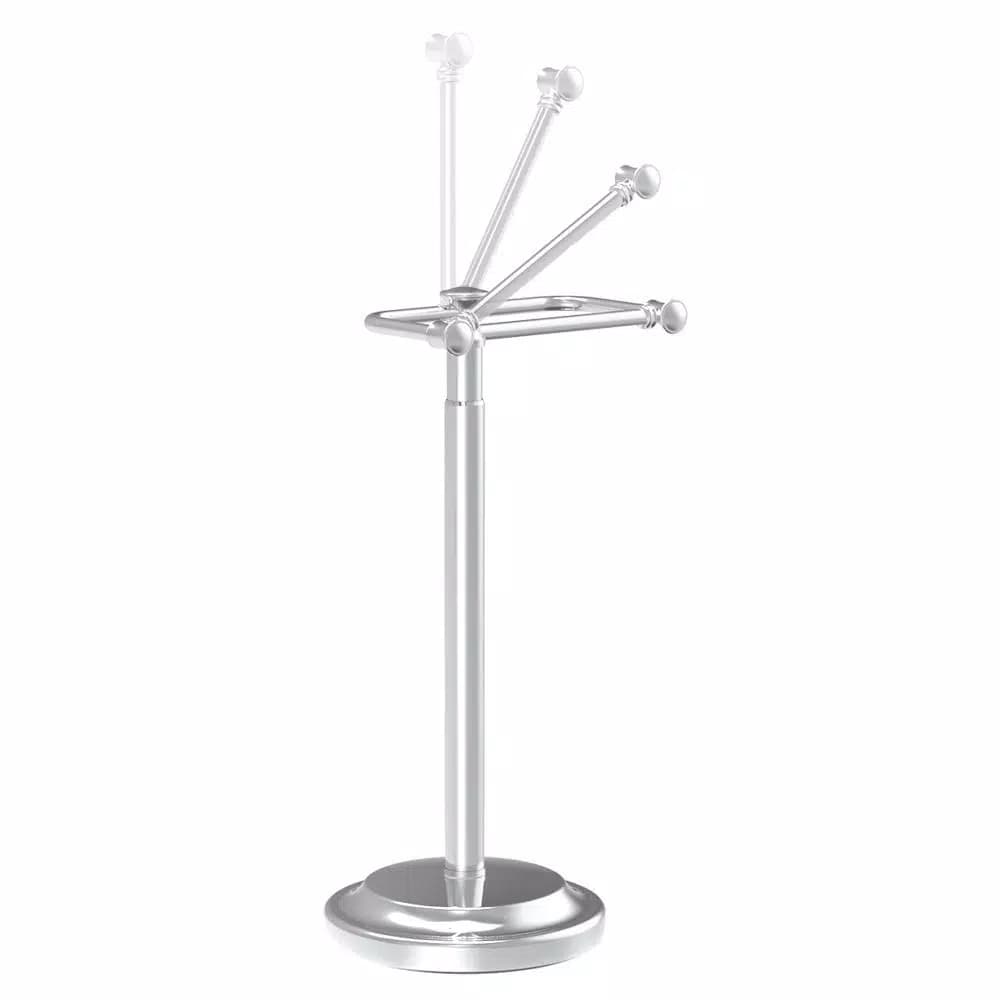 Delta Silverton Telescoping Free-Standing Toilet Paper Holder in Polished Chrome