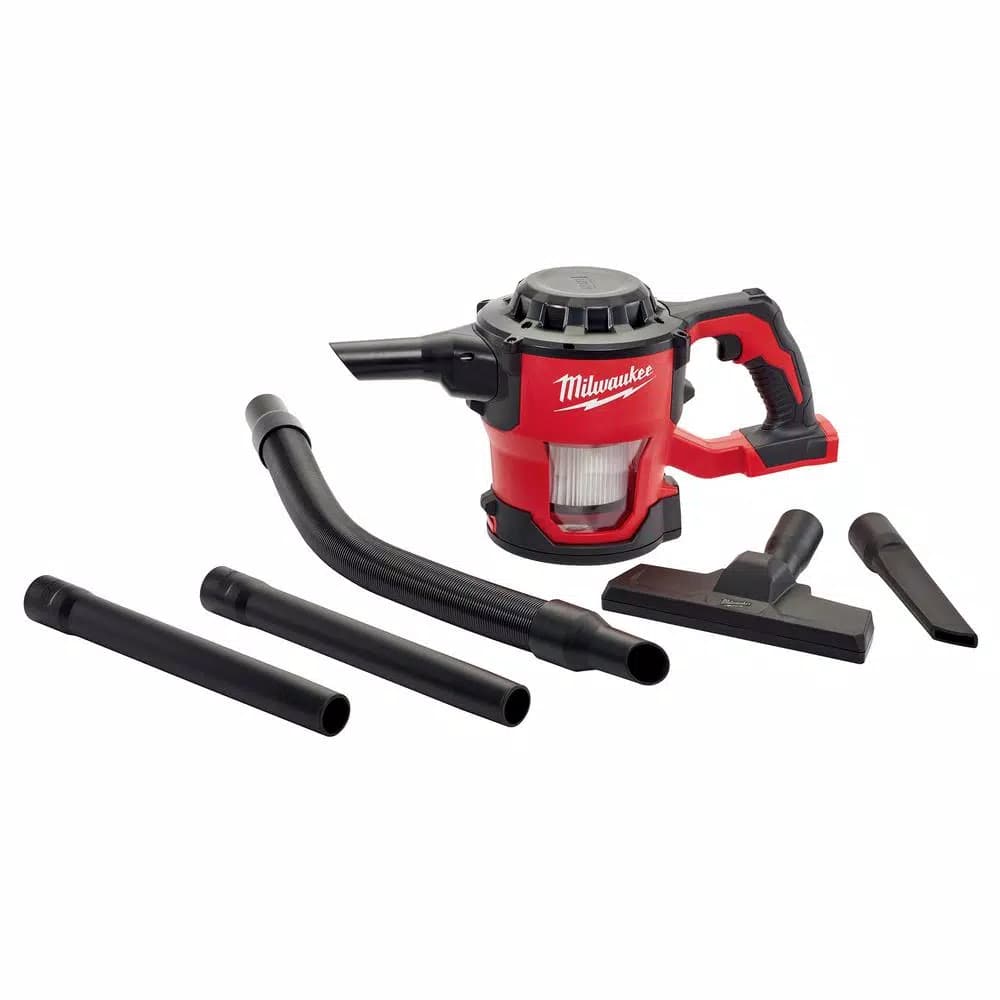 Milwaukee M18 18V Cordless Compact Vacuum Starter Kit with 5.0Ah Battery and Charger