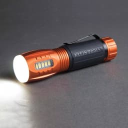 Klein Tools LED Flashlight with Work Light, 235 Lumens, Waterproof IP67 thumbnail 6