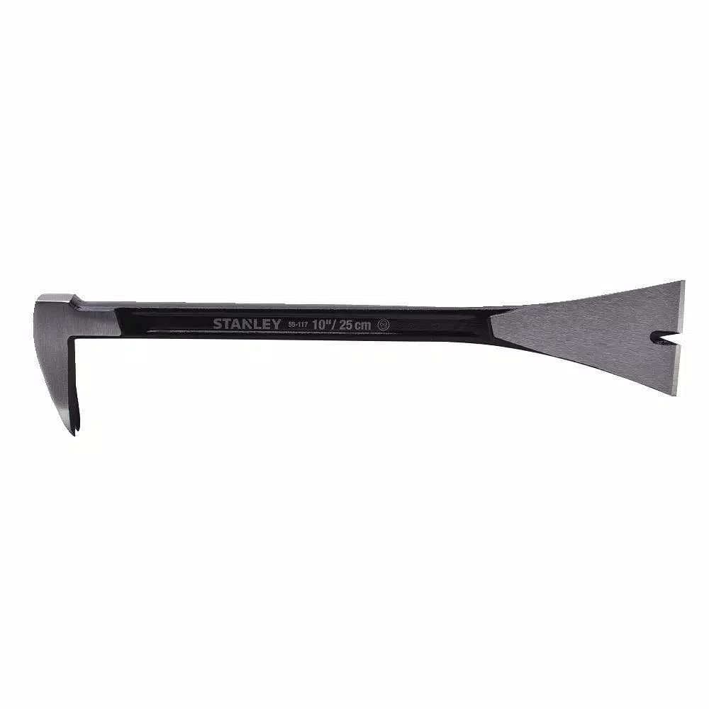 Stanley 10 in. Precision Molding Pry Bar, Forged High Carbon Spring Steel