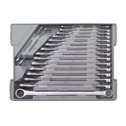 GEARWRENCH GearBox 17-Piece Metric Ratcheting Wrench Set, Double Box End Alloy Steel thumbnail 1