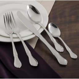 Utica Cutlery Co. Utica Cutlery Company Illustra 20-Piece 18/10 Stainless Steel Flatware Set thumbnail 1