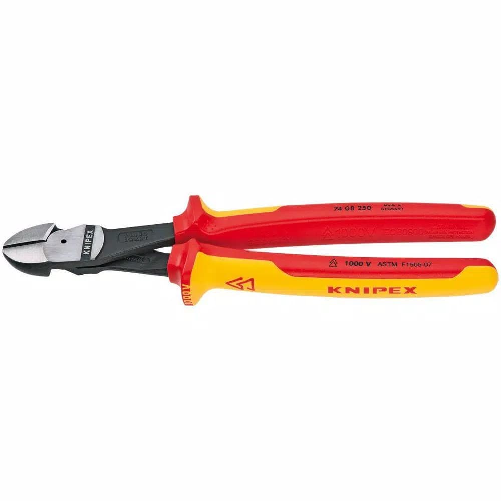 Knipex 10 in. Insulated High Leverage Diagonal Cutting Pliers