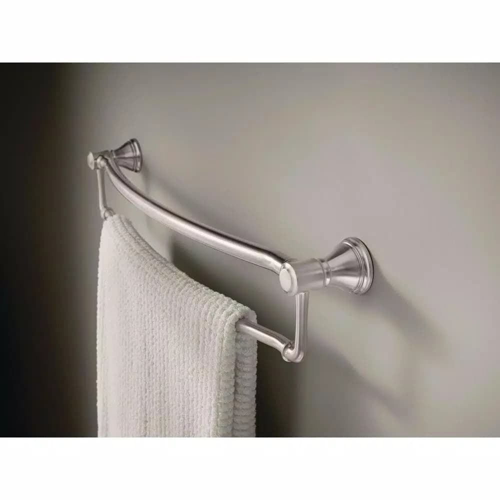 Delta Decor Assist Traditional 24 in. Towel Bar with Integrated Assist Bar, Stainless Steel