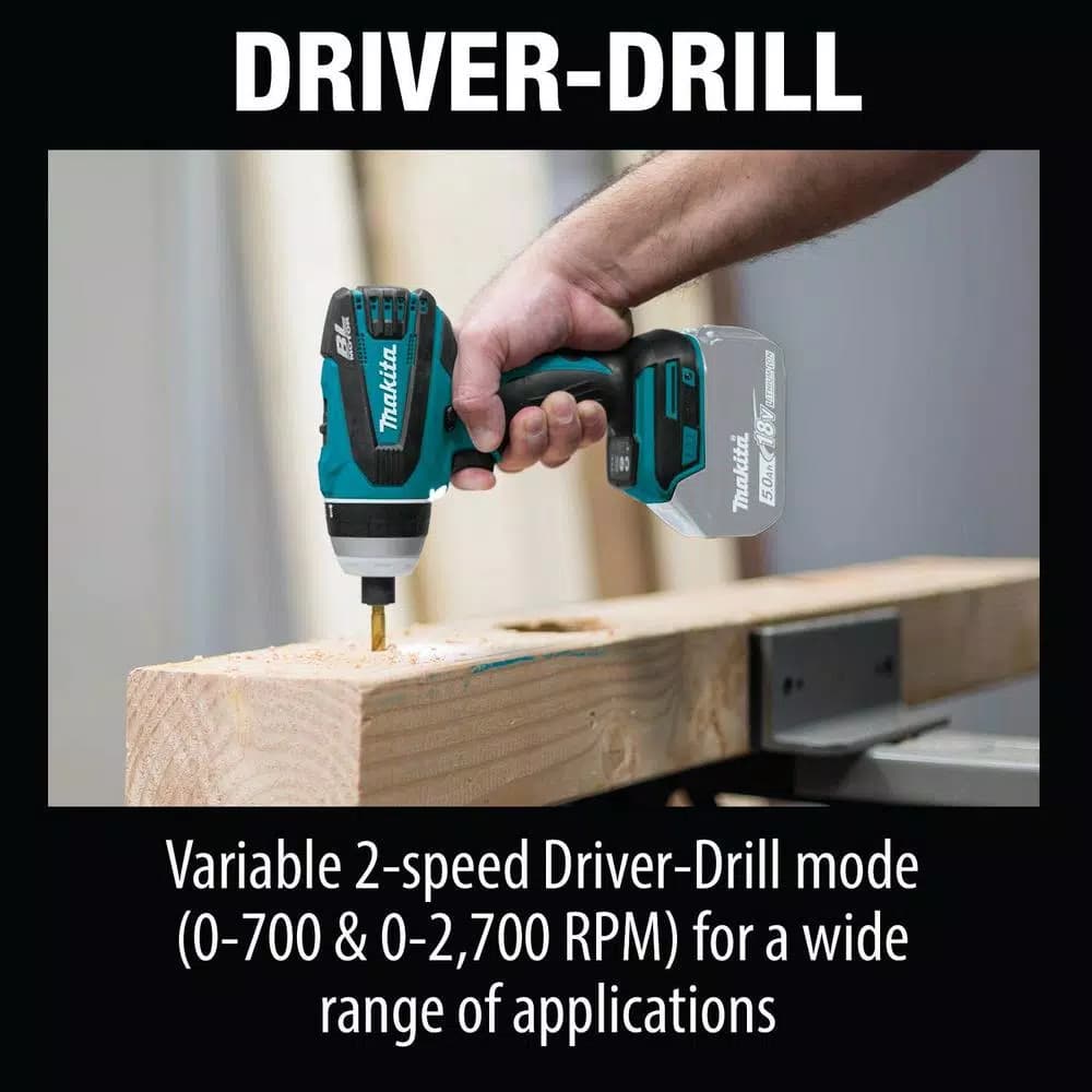Makita 18V LXT Brushless 4-Function Hybrid Impact Hammer Driver Drill (Tool Only)