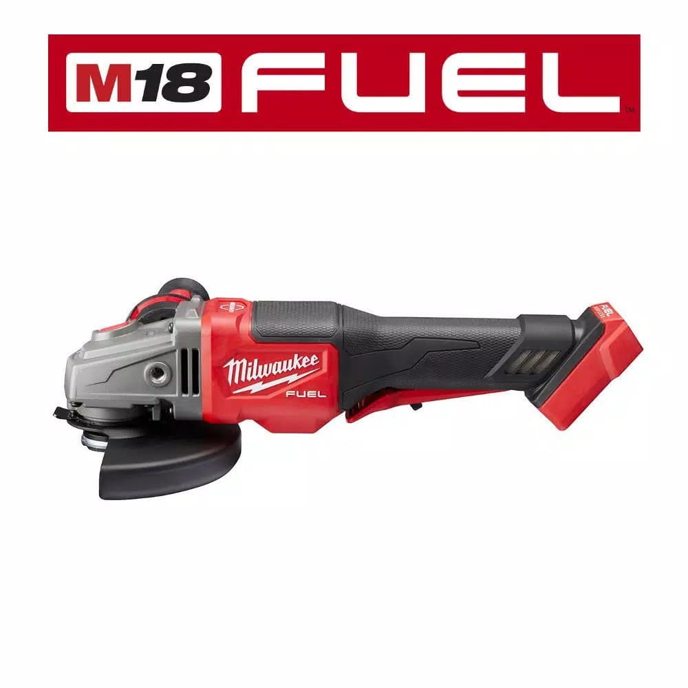 Milwaukee M18 FUEL 18V Brushless 4-1/2" to 6" Braking Angle Grinder with Paddle Switch (Tool-Only)