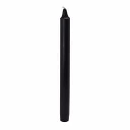 Zest Candle 10 in. Black Straight Taper Candles, 12-Set thumbnail 2