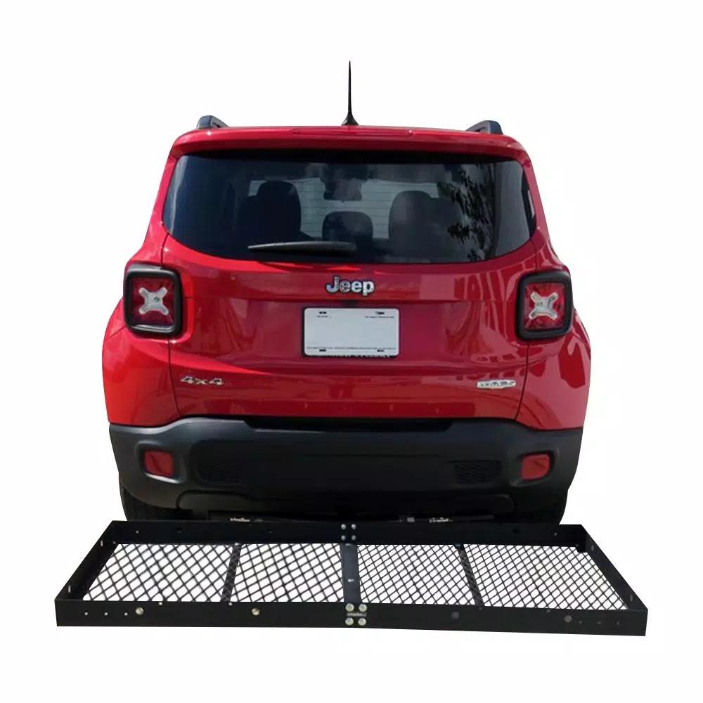 Stromberg Carlson Products Stromberg Carlson 500 lb. Capacity 60 in. x 24 in. Steel Hitch Cargo Carrier for 2 in. Receiver
