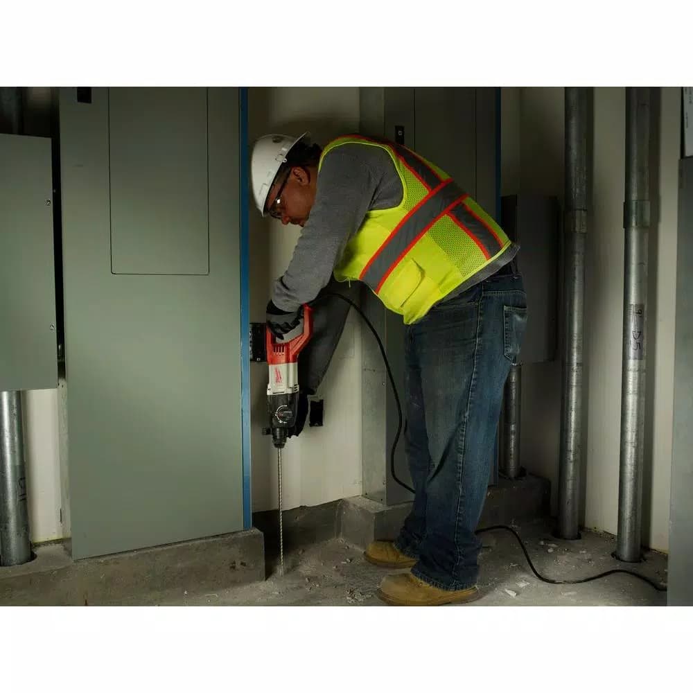 Milwaukee 1 in. SDS-Plus D-Handle Corded Rotary Hammer, 8 Amp