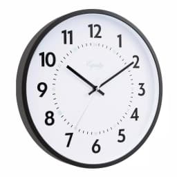 Equity by La Crosse 14 in. Commercial Black Analog Wall Clock with Quartz Movement thumbnail 4