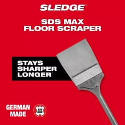 Milwaukee 6 in. SDS-Max SLEDGE Steel Floor Scraper Bit thumbnail 4