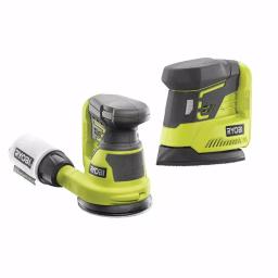 RYOBI 18V ONE+ Cordless 5 in. Random Orbit Sander and Corner Cat Finish Sander Combo Kit (Tools Only) thumbnail 1