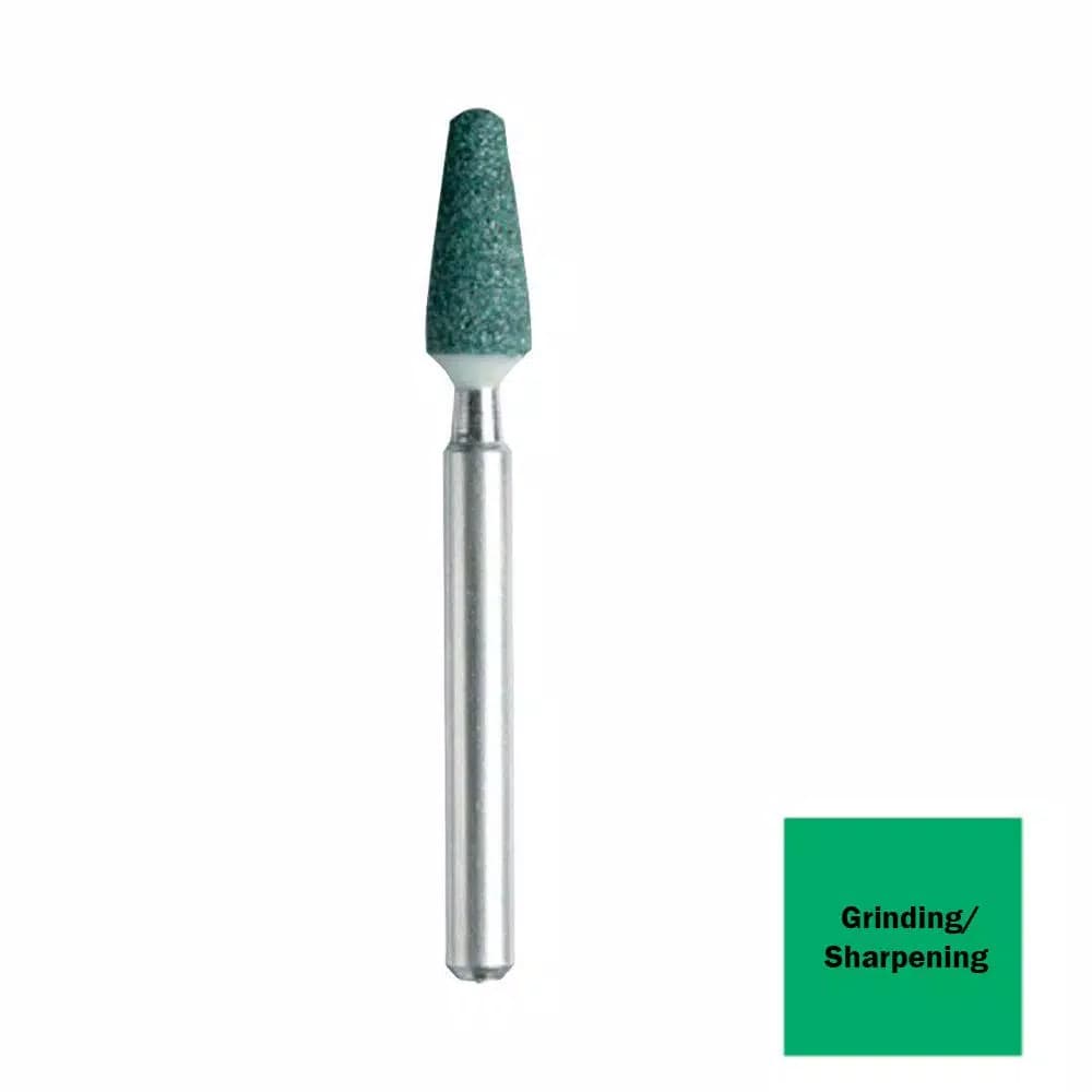 Dremel Dermal 84922 3/16 in. Silicon Carbide Cone Grinding Stone for Glass, Stone & Ceramic (2-Pack)