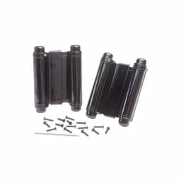 Taco Trans Atlantic 6 in. Double Acting Spring Hinge, Black (Set of 2) thumbnail 2