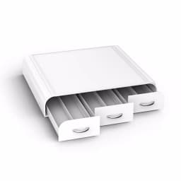 Mind Reader Anchor 36-Capacity White K-Cup Storage Drawer with Heat-Resistant Top thumbnail 6