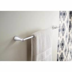 Delta Foundations 24 in. Single Towel Bar, Polished Chrome thumbnail 8